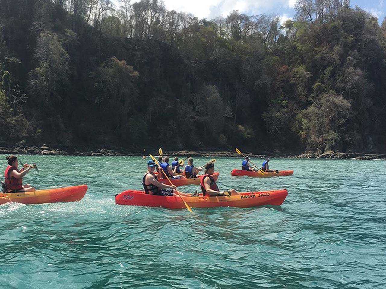 Ocean kayaking adventure in Costa Rica